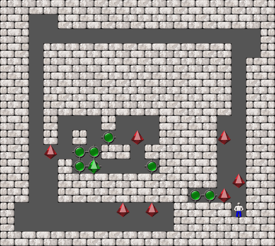 Sokoban Bugs550 collection level 480